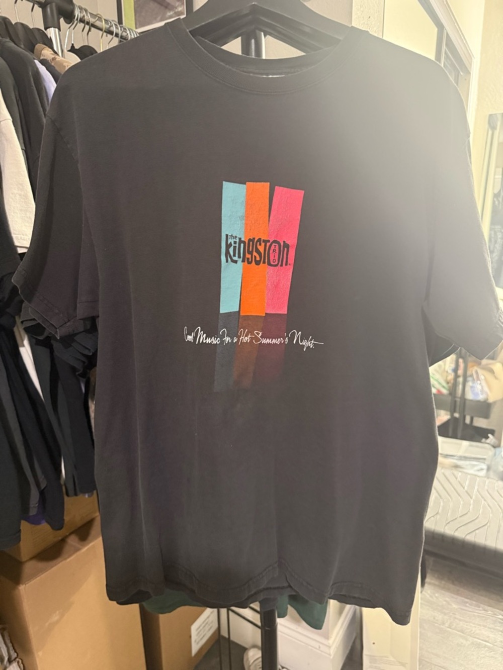 VTG The Kingston Trio black Men’s Short Sleeve Black T-shirt Size L